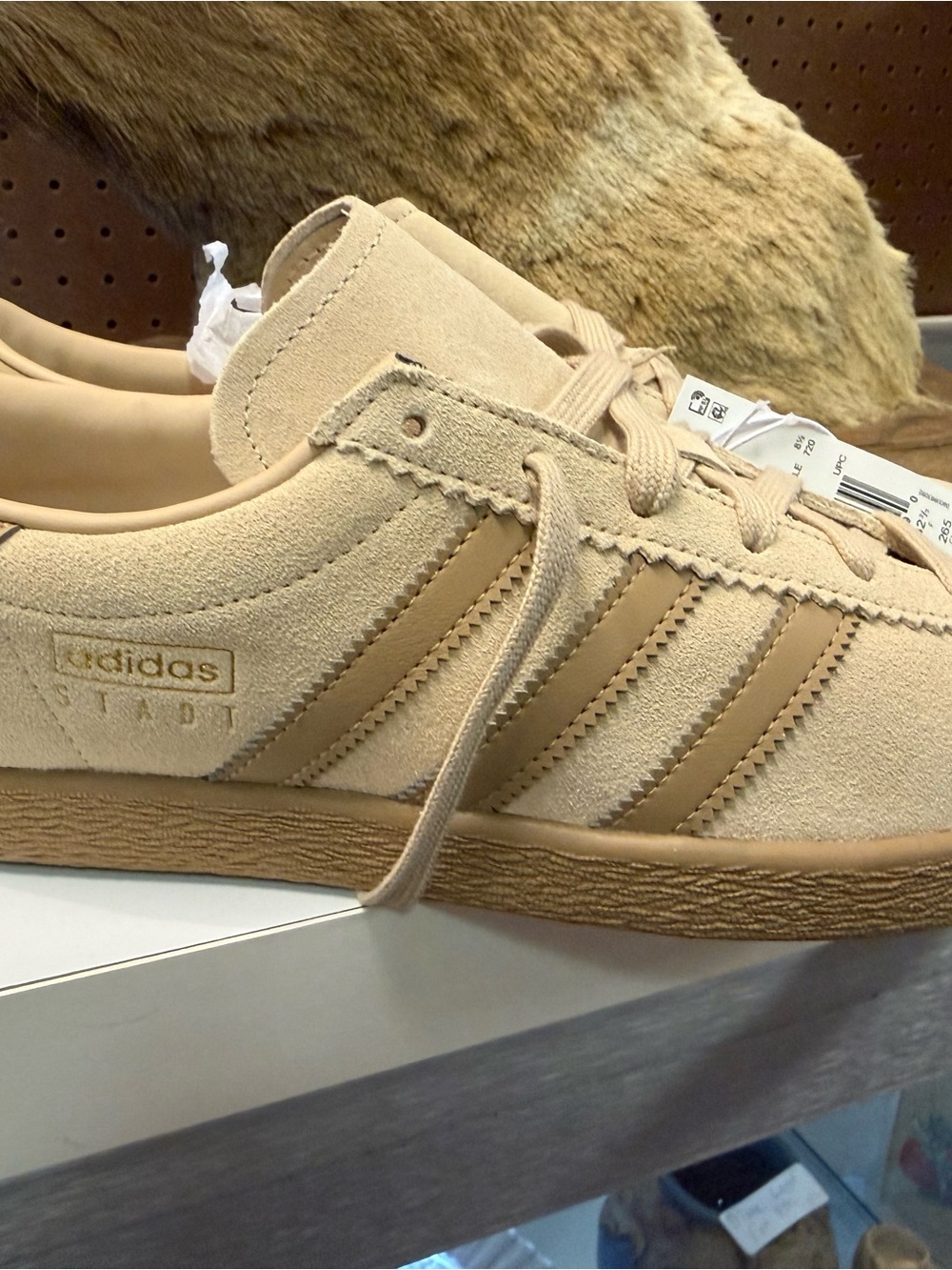 adidas Stadì Suede Sneakers in Tan Beige Womens 10  Men 9